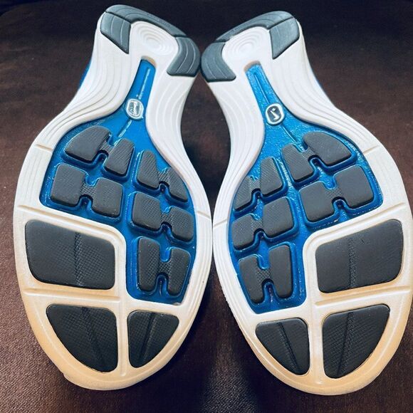 Xlnt Nike Flyknit Lunar 1 Men’s 10 US 44 EUR blue Volt - Picture 6 of 9